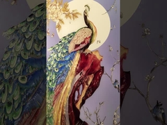 Enamel decorative glass